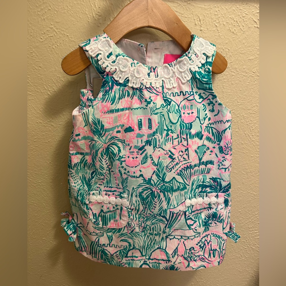 Lilly Pulitzer 18-24 month embroidered print set